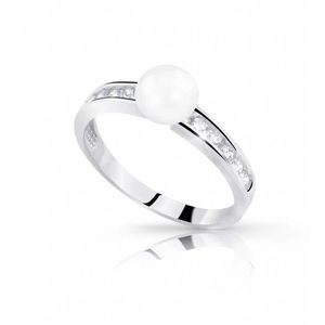 Cutie Jewellery Elegantní prsten z bílého zlata s perlou Z8035-10-X-2 48 mm obraz