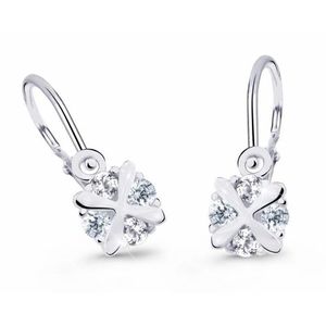 Cutie Jewellery Dětské náušnice z bílého zlata C2153-10-X-2 bílá obraz