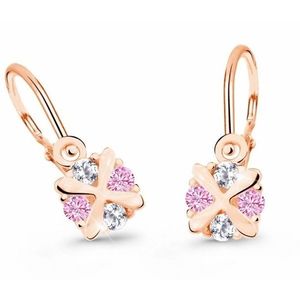 Cutie Jewellery Dětské náušnice z růžového zlata C2153-10-X-4 růžová obraz