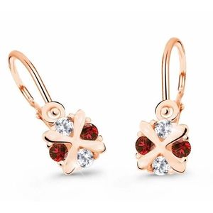 Cutie Jewellery Dětské náušnice z růžového zlata C2153-10-X-4 červená obraz