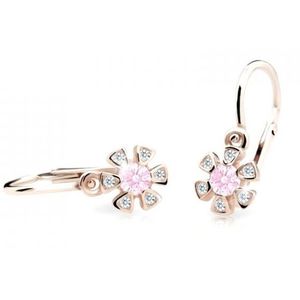 Cutie Jewellery Dětské náušnice z růžového zlata C2156-10-X-4 růžová obraz