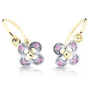 Cutie Jewellery Zlaté dětské náušnice C2200-10-X-1 růžová obraz