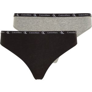 Calvin Klein 2 PACK - dámská tanga CK96 QD3990E-BGH L obraz