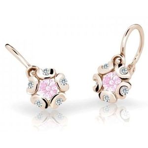 Cutie Jewellery Dětské náušnice z růžového zlata C2178-10-X-4 růžová obraz