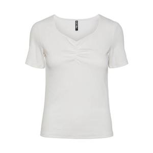 Pieces Dámské triko PCTANIA Slim Fit 17135430 Bright White L obraz