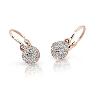 Cutie Jewellery Dětské náušnice z růžového zlata C2150-10-X-4 bílá obraz