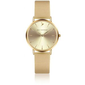 Emily Westwood Gold Sunray Mesh Watch EGH-3418 obraz