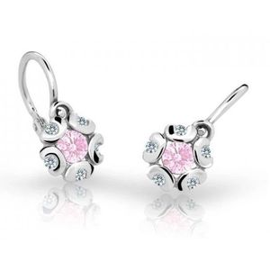 Cutie Jewellery Dětské náušnice z bílého zlata C2178-10-X-2 růžová obraz