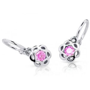 Cutie Jewellery Dětské náušnice z bílého zlata C2179-10-X-2 růžová obraz