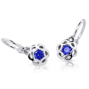 Cutie Jewellery Dětské náušnice z bílého zlata C2179-10-X-2 modrá obraz