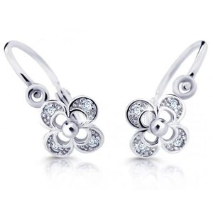 Cutie Jewellery Dětské náušnice z bílého zlata C2200-10-X-2 čirá obraz