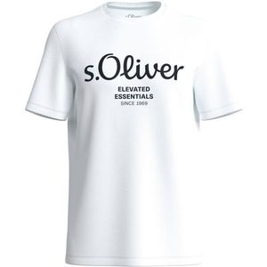 s.Oliver RL T-SHIRT SS NOOS Pánské tričko, bílá, velikost obraz