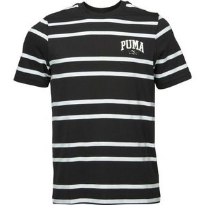 Puma SQUAD STRIPE AOP TEE Pánské triko, černá, velikost obraz