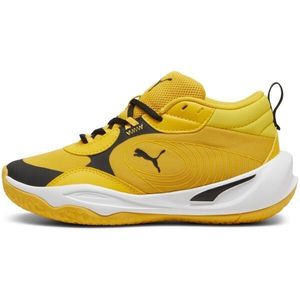 Puma PLAYMAKER PRO JR Chlapecké basketbalové boty, žlutá, velikost 37 obraz