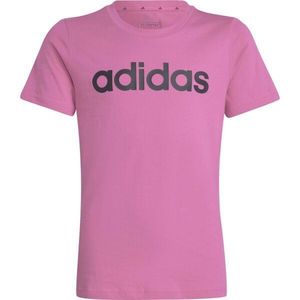 adidas ESSENTIALS LINEAR LOGO T-SHIRT Dívčí triko, růžová, velikost obraz