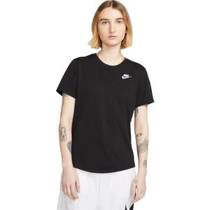 Nike SPORTSWEAR CLUB Dámské tričko, černá, velikost obraz