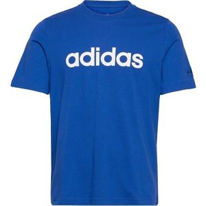 adidas LINEAR TEE Pánské tričko, modrá, velikost obraz