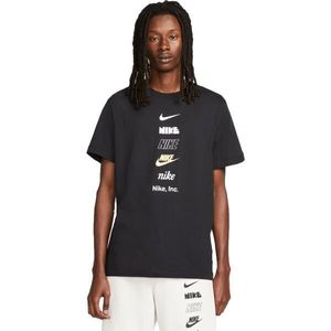Nike SPORTSWEAR CLUB+ Pánské tričko, černá, velikost obraz