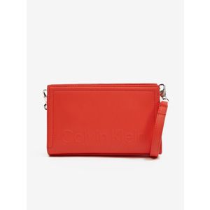 Korálová dámská crossbody kabelka Calvin Klein obraz