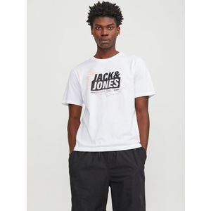 Jack & Jones Map Triko Bílá obraz