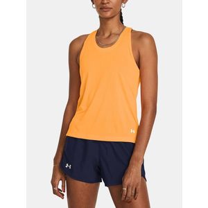 Under Armour UA Launch Singlet Tílko Oranžová obraz