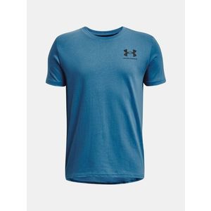 Under Armour UA B Sportstyle Left Chest SS Triko dětské Modrá obraz