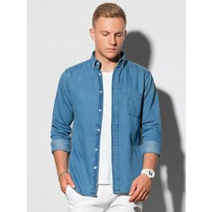Ombre Clothing Košile Modrá obraz