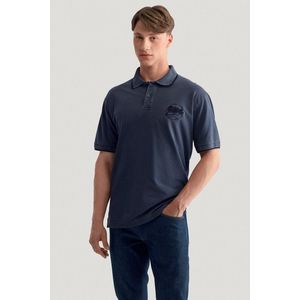 POLOKOŠILE GANT USA SS POLO PIQUE EVENING BLUE obraz