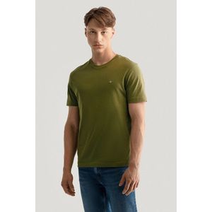 TRIČKO GANT REG SHIELD SS T-SHIRT JUNIPER GREEN obraz