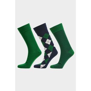 PONOŽKY GANT ARGYLE SOCKS 3-PACK EVENING BLUE obraz