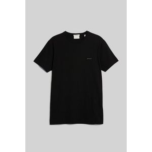 TRIČKO GANT SLIM MERCERIZED SS T-SHIRT BLACK obraz