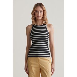 Black striped top obraz