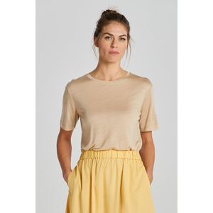 TRIČKO GANT REL DRAPED SS T-SHIRT DRY SAND obraz