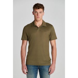 POLOKOŠILE GANT LINEN SS POLO JUNIPER GREEN obraz