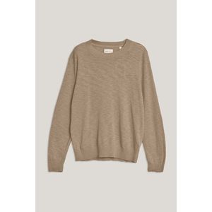 SVETR GANT COTTON LINEN C-NECK DRIED KHAKI obraz