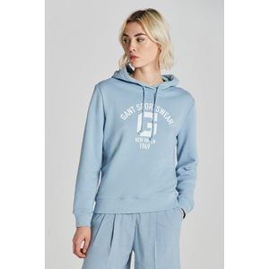 MIKINA GANT REG LOGO HOODIE DOVE BLUE obraz