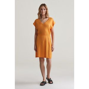 ŠATY GANT LINEN BLEND DRESS MEDAL YELLOW obraz