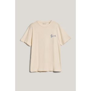 TRIČKO GANT SEASONAL GRAPHIC TSHIRT CREAM obraz