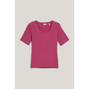 TRIČKO GANT SLIM COT/ELA SS SCOOP NECK TOP SILKY PURPLE obraz