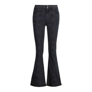 KALHOTY GANT LOW WAIST STRETCHY BOOTCUT PANTS BLACK obraz