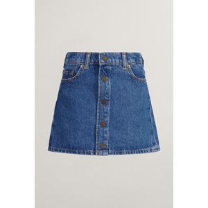 SUKNĚ GANT DENIM MINI SKIRT MID BLUE obraz