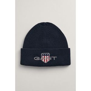 ČEPICE GANT ARCHIVE SHIELD BEANIE EVENING BLUE obraz