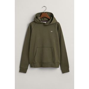 MIKINA GANT SHIELD HOODIE JUNIPER GREEN obraz