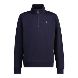 MIKINA GANT SHIELD HALF ZIP SWEATSHIRT EVENING BLUE obraz