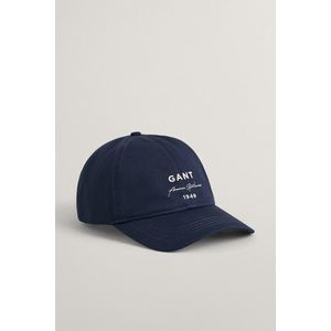 KŠILTOVKA GANT GRAPHIC SCRIPT COTTON TWILL CAP EVENING BLUE obraz