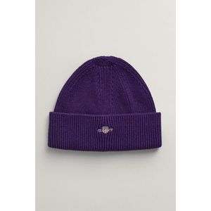 ČEPICE GANT SHIELD COTTON BEANIE PANSY PURPLE obraz