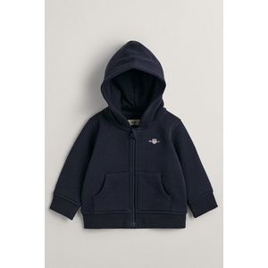 MIKINA GANT SHIELD ZIP HOODIE EVENING BLUE obraz