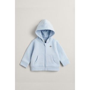 MIKINA GANT SHIELD ZIP HOODIE FRESH BLUE obraz