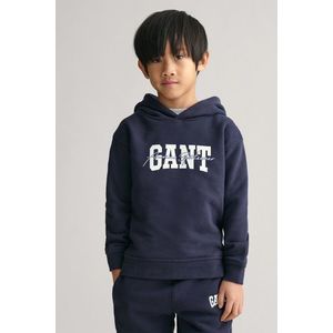 MIKINA GANT GANT ARCH SCRIPT HOODIE EVENING BLUE obraz