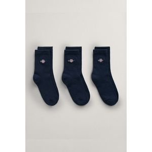 PONOŽKY GANT SHIELD SOCKS 3-PACK EVENING BLUE obraz